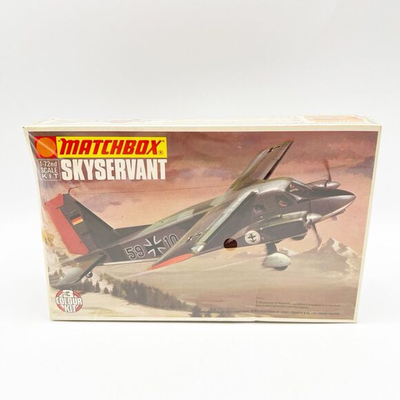Vintage MATCHBOX PK-107 German Dornier SKYSERVANT Kit 1/72 Scale 1973 SEALED - Picture 1 of 8